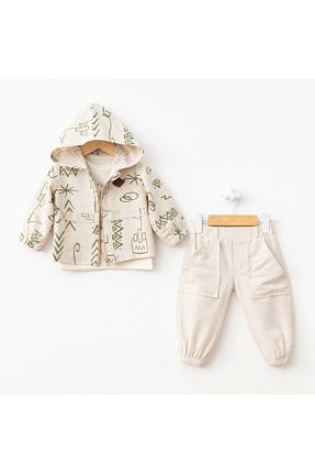ست نوزادی سبز بچه گانه پنبه ای Baby Fou - کد 833440648