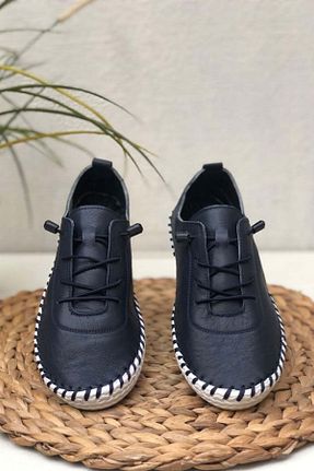 کفش کژوال سرمه ای زنانه پارچه ای Aleza Shoes - کد 833486658