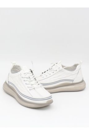 کفش کژوال سفید مردانه پاشنه کوتاه ( 4 - 1 cm ) پاشنه ضخیم کد 781731523
