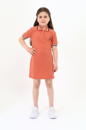 لباس نارنجی بچه گانه بافت اسلیم بند دار کد 833494302