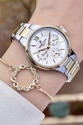 ساعت مچی طلائی زنانه 31-34 میلی متر Daniel Klein - کد 799535060
