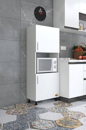 کابینت های آماده آشپزخانه سفید Suntalam Kenzlife - کد 760613866