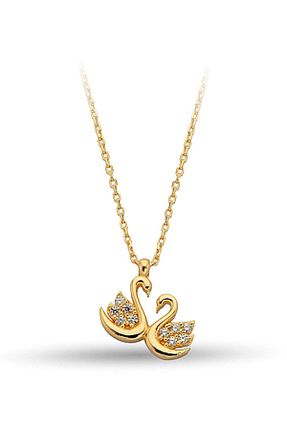 گردنبند طلا زرد زنانه 8 عیار ÇGK KUYUMCULUK - کد 43871602
