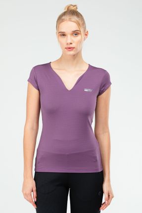 تی شرت بنفش زنانه رگولار پوشاک ورزشی کد 833531261