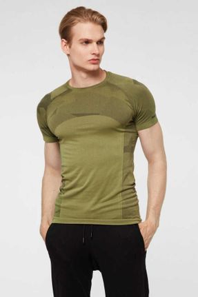 تی شرت اسپرت سبز مردانه رگولار پارچه ای کد 3965474