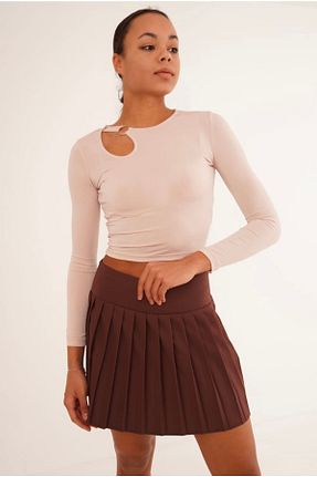بلوز بژ زنانه ساده jöns since 1997 - کد 660550823