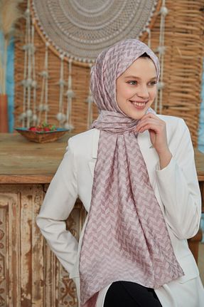 شال صورتی زنانه ویسکون Şalland - کد 306250953