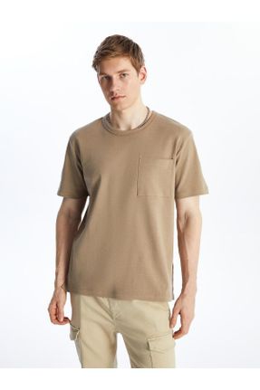 تی شرت متالیک مردانه رگولار یقه گرد کد 833391366