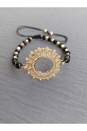 دستبند جواهر طلائی زنانه زیرکن GEZERGOLD TAKI - کد 380129542