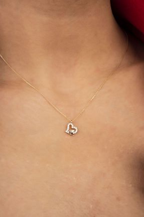گردنبند طلا طلائی زنانه 8 عیار Altınaşkı - کد 93309137