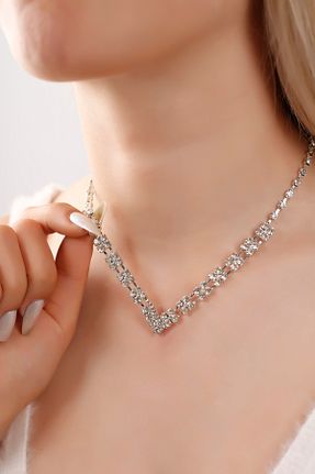 ست جواهر زنانه روکش نقره Serelia - کد 833651620