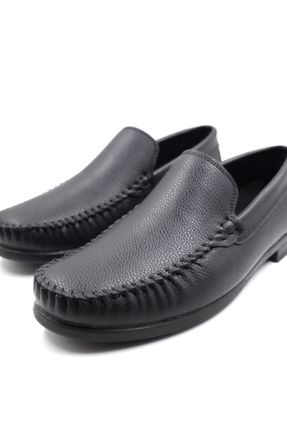 کفش کژوال مشکی مردانه چرم مصنوعی پاشنه کوتاه ( 4 - 1 cm ) پاشنه ساده کد 833681144