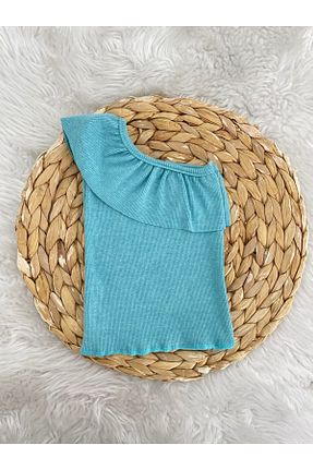 تیشرت رنگی بچه گانه کراپ AKİF GİYİM - کد 833702799