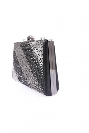 کیف مجلسی مشکی زنانه چرم مصنوعی Dgn - کد 660389950