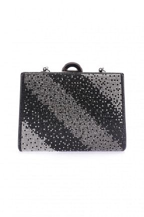 کیف مجلسی مشکی زنانه چرم مصنوعی Dgn - کد 660389950