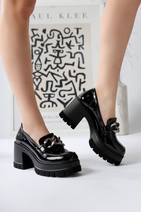 کفش کژوال مشکی زنانه پاشنه کوتاه ( 4 - 1 cm ) پاشنه ساده کد 805527314