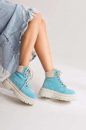 بوت / نیم بوت آبی زنانه جیر Limoya - کد 769325930