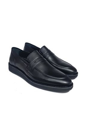 کفش کلاسیک مشکی مردانه چرم خالص Öztürk - کد 833720430