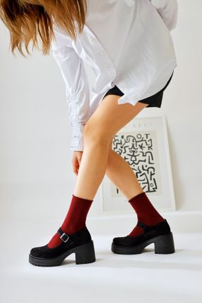 کفش کژوال قهوه ای زنانه پاشنه کوتاه ( 4 - 1 cm ) پاشنه ساده کد 817632443