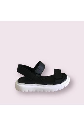 صندل مشکی بچه گانه پاشنه تخت Seon Sandals - کد 833727880