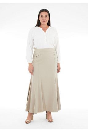 دامن بژ زنانه بافتنی G-Line - کد 816939726