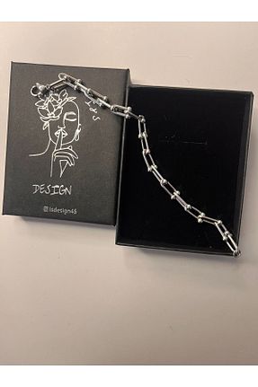 گردنبند استیل ( فولاد ) زنانه استیل (فولاد) İS DESING - کد 833461947