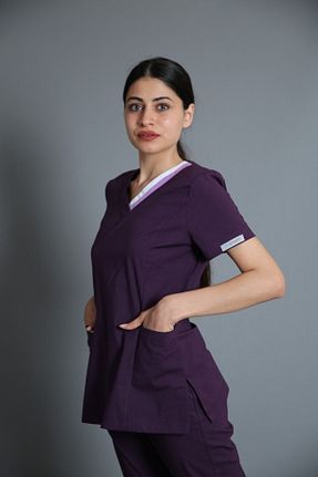 لباس ایمنی کار بنفش almesta - کد 127811988