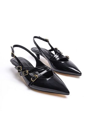 کفش استایلیتو مشکی پاشنه نازک ALNASER MODA - کد 833544008