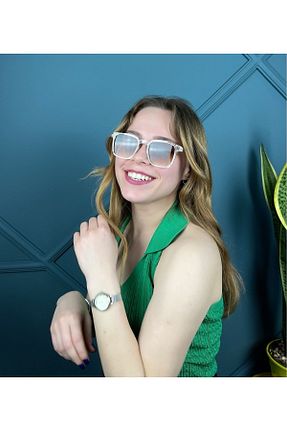 عینک آفتابی سفید زنانه 50 funeyes - کد 681143897