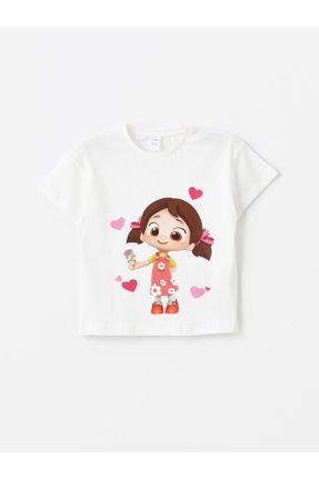 تی شرت نباتی بچه گانه رگولار یقه گرد تکی جوان کد 828854601