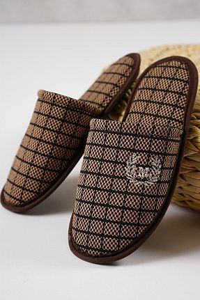 دمپائی قهوه ای مردانه پاشنه تخت Motif - کد 363621373