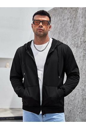 سوئیشرت مشکی زنانه ساده DAXİS Sportwear Company - کد 363703751