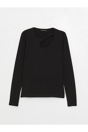 بلوز سبز زنانه ساده LC Waikiki - کد 759130668