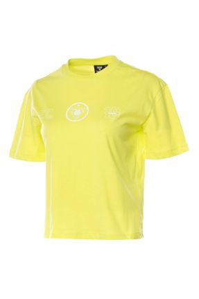 تی شرت زرد زنانه رگولار تکی کد 796484742