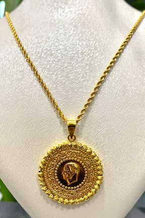 گردنبند طلا طلائی زنانه 14 عیار Altınaşkı - کد 790381618
