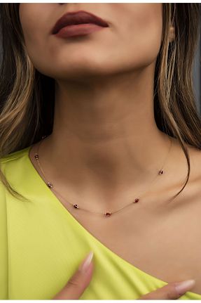 گردنبند طلا طلائی زنانه 14 عیار Altınaşkı - کد 660109005