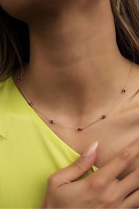 گردنبند طلا طلائی زنانه 14 عیار Altınaşkı - کد 660109005