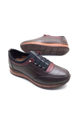 کفش کژوال قهوه ای مردانه چرم طبیعی پاشنه کوتاه ( 4 - 1 cm ) پاشنه ساده کد 129903253