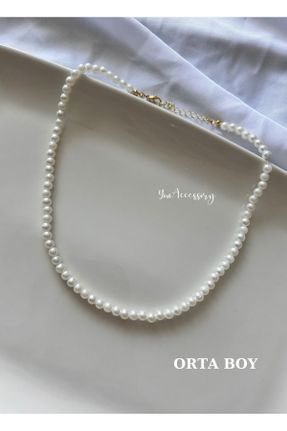 گردنبند جواهر مشکی زنانه منجوق کد 833688728