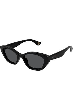عینک آفتابی مشکی زنانه UV400 Gucci - کد 833683809