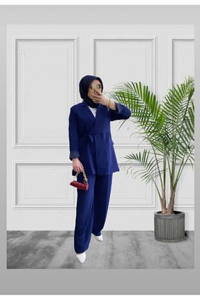 کت حجاب سرمه ای زنانه رگولار Elinay Butik - کد 833711410