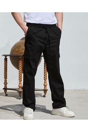 شلوار مشکی مردانه پنبه پلی استر Butik Karaca - کد 734565193