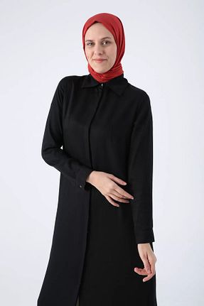 تونیک مشکی زنانه جین ویسکون ریلکس کد 833725960