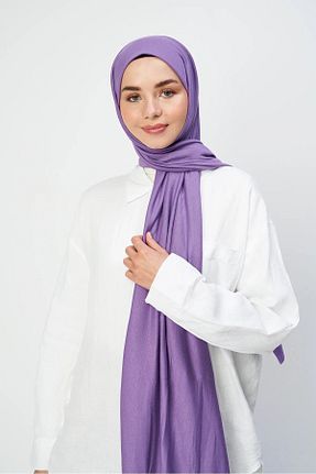 شال بنفش زنانه کشمیر Modakaşmir - کد 828990695