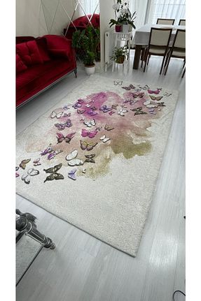 کاور فرش سفید پلی استر MEKA TEKSTİL - کد 75096821