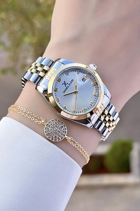 ساعت مچی طلائی زنانه 26-30 میلی متر Daniel Klein - کد 799535196