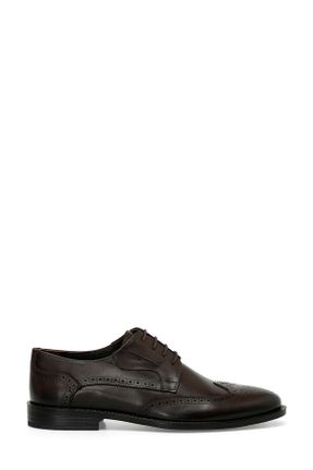 کفش کلاسیک قهوه ای مردانه پاشنه کوتاه ( 4 - 1 cm ) پاشنه ساده کد 794520784
