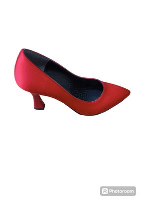 کفش استایلتو قرمز پاشنه نازک پاشنه متوسط ( 5 - 9 cm ) کد 833505329