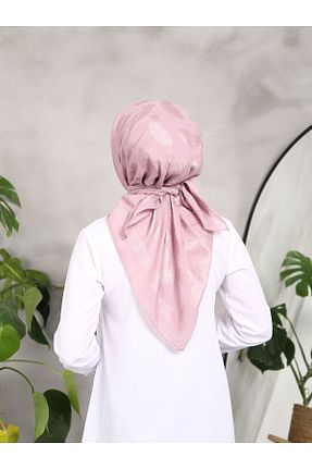 روسری صورتی پلی استر Golden Rose - کد 832283135