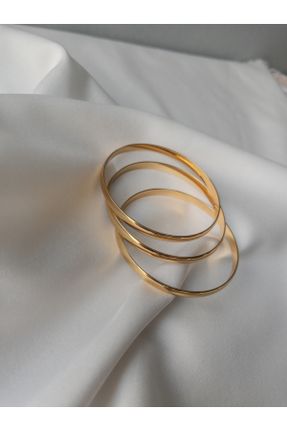 دستبند استیل طلائی زنانه استیل ضد زنگ کد 833528534